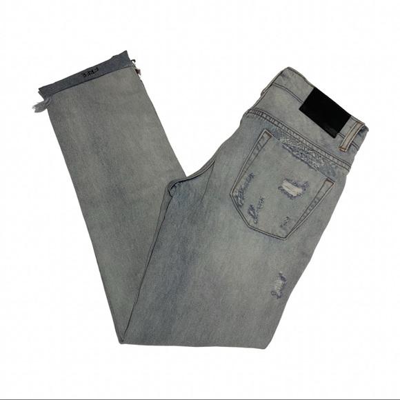 One Teaspoon Awesome Baggies Denim Jeans Size 23 Blue Hart - Picture 10 of 11